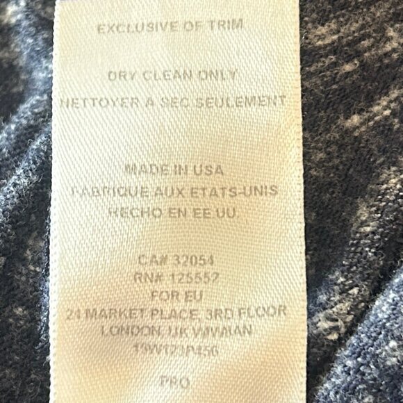 Anthropologie Dolan Left Coast Mixed-Print Faux Wrap Dress sz S - Picture 11 of 11